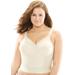 Plus Size Women's Exquisite Form® Fully® Longline Wireless Bra 5107532 by Exquisite Form in Beige (Size 42 C)