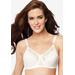 Plus Size Women's Flower Bra 180 by Bali in White (Size 34 DDD)