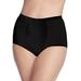 Plus Size Women's Brief 2-Pack Power Mesh Tummy Control by Secret Solutions in Black (Size 4X) Underwear