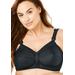 Plus Size Women's Exquisite Form® Fully® Original Support Wireless Bra #5100532 by Exquisite Form in Black (Size 42 DD)