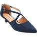 Wide Width Women's The Dawn Pump by Comfortview in Navy (Size 11 W)