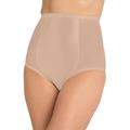 Plus Size Women's High-Waisted Power Mesh Firm Control Shaping Brief by Secret Solutions in Nude (Size 3X) Shapewear