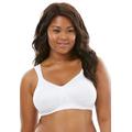 Plus Size Women's 18 Hour Ultimate Lift & Support Wireless Bra 4745 by Playtex in White (Size 38 G)
