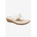 Women's Cynthia Sandal by Cliffs in White Smooth (Size 7 1/2 M)