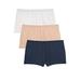 Plus Size Women's Boyshort 3-Pack by Comfort Choice in Neutral Pack (Size 15) Underwear