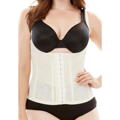 Plus Size Women's Cortland Intimates Firm Control Shaping Toursette by Cortland® in Pearl White (Size 7X) Body Shaper