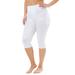 Plus Size Women's Rago® Light Control Capri Pant Liner 920 by Rago in White (Size 3XL) Slip