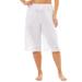 Plus Size Women's Snip-To-Fit Culotte by Comfort Choice in White (Size M) Full Slip