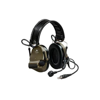 PELTOR 3M ComTac VI NIB Headset Foldable Single Lead Standard Dynamic MIc MI Input Nato Wiring Green MT20H682FB-47N GN