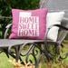 East Urban Home Indoor/Outdoor Throw Pillow Polyester/Polyfill blend in Pink | 20 H x 20 W x 3 D in | Wayfair 26C703A287D841209D2C22C77F154632