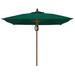 Darby Home Co Sanders 7.5' Solid Square Market Umbrella, Wood in Red | Wayfair DBHM7782 42916984