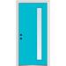 Verona Home Design 1-Lite Spotlight Fiberglass Painted Prehung Front Entry Door Fiberglass | 80 H x 30 W x 1.75 D in | Wayfair ZZ345716L