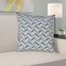 Latitude Run® Avicia Chevron Throw Pillow Cover Polyester in Blue/Brown | 14 H x 14 W in | Wayfair 5F0B293FA8C04589BB0400E2239ED347