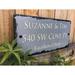Sassy Squirrel Ink Personalize Home 3-Line Wall Address Plaque Stone in Gray | 6 H x 12 W x 0.25 D in | Wayfair B01MSAVQ7J_mount