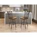 Red Barrel Studio® Hoye Swivel Bar & Counter Stool Metal in Brown | 40 H x 18.5 W x 17 D in | Wayfair 21D71C41C55842B6913EB3E2200E7F92