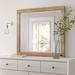 Mercury Row® Byron Easton Dresser Mirror Wood in Brown | 37 H x 40.5 W x 2 D in | Wayfair 6DE39C64E9104877BCC3CCCC725A0759