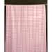 Rosalind Wheeler Lombard Gingham Room Darkening Outdoor Rod Pocket Single Curtain Panel Polyester in Pink/Black | 72 H in | Wayfair