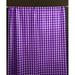 Rosalind Wheeler Lombard Gingham Room Darkening Outdoor Rod Pocket Single Curtain Panel Polyester in Black/Indigo | 72 H in | Wayfair