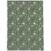 White 36 x 24 x 0.08 in Area Rug - Bayou Breeze Wendell Floral Green Area Rug Polyester | 36 H x 24 W x 0.08 D in | Wayfair