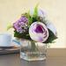 Latitude Run® Silk Peonies Floral Arrangements in Vase Silk | 8 H x 6 W x 6 D in | Wayfair 2DCF8A103B7F463389D5D80041E5A87F