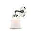 Longshore Tides Alaric 1 - Light Dimmable Armed Sconce Glass/Metal in Gray | 8.75 H x 5.25 W x 6.875 D in | Wayfair