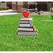 Trinx School Books w/ Apple on Top Yard Garden Stake Plastic | 20 H x 15 W x 0.1875 D in | Wayfair DC9626714708480CB379B9214DF29156