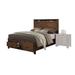 Loon Peak® Mcmaster Low Profile Storage Platform Bed Metal in Brown | 55 H x 64 W x 85 D in | Wayfair 5985376D7728437F8ED7B792115B4438