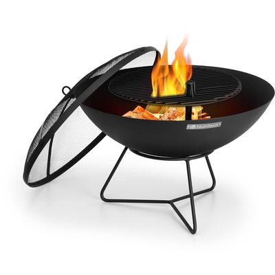 Blumfeldt - Orbit 3-in-1 Stahl-Feuerschale Grill Gartentisch ø 60 cm Image