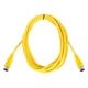 The Sssnake Sk366-5 MIDI-Kabel (gelb)