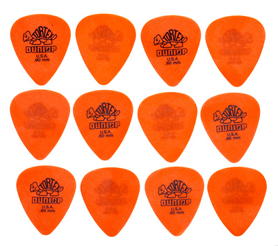 Dunlop Tortex Standard 0,60 Plektren 12 Stück