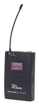 the t.bone free solo Bodypack 520 MHz