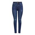 ONLY Womens Dark Blue Denim Jeans Stretch