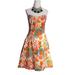 Anthropologie Dresses | Anthropologie Shoshanna Swing Dress, So Flattering | Color: Orange/Yellow | Size: 6