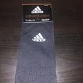 Adidas Other | Adidas Unisex Black Mid-Calf Socks | Color: Black/Gray | Size: Large (Fits 9.5-12)
