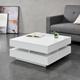 Table basse basse pour salon Salon Salon Design moderne différentes couleurs Couleur : blanche