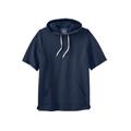 Men's Big & Tall Liberty Blues™ Short-Sleeve Hoodie by Liberty Blues in Navy (Size 6XL)