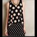 Anthropologie Dresses | Anthro Maeve Dress Black Tan Polka Dots. Large | Color: Black/Tan | Size: L