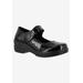 Extra Wide Width Women's Letsee Mary Jane by Easy Street in Black Patent (Size 11 WW)