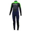 O'Neill Wetsuits Jungen Epic 5/4mm Back Zip Full Wetsuit Neoprenanzug, Navy/Black/Dayglo, 12