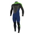 O'Neill Wetsuits Jungen Epic 5/4mm Back Zip Full Wetsuit Neoprenanzug, Navy/Black/Dayglo, 14