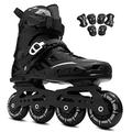 LQQ Adult Outdoor Professional Inline Skates Roller Skates For Men And Women Roller Skates Professional Inline Skates,2 Colors (Color : Black, Size : 44 EU/11 US/10 UK/27cm JP)