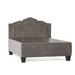 My Chic Nest Sheila Upholstery Standard Bed Velvet, Granite in Gray | 55 H x 80 W x 87 D in | Wayfair Sheila Tufted Bed-556-103-1120-K