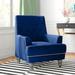 Armchair - Etta Avenue™ Zaria 30" W Tufted Armchair Velvet/Fabric in Blue | 37 H x 30 W x 33 D in | Wayfair 50543E5AC0E84E3CAE212C29D1B368F4