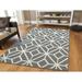 White 36 x 24 x 0.5 in Area Rug - World Menagerie Barak Oriental Wool Indoor/Outdoor Use Area Rug Wool | 36 H x 24 W x 0.5 D in | Wayfair