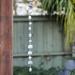 Dovecove Raindrop Garland Stone, Glass in Gray | 48 H x 3 W x 1 D in | Wayfair 070FEF828D594181B1FDF8789D55A2BD