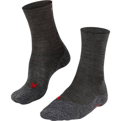 FALKE TK2 Sensitive Damen Socken, Größe 35-36 in Grau