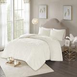Madison Park Twin/Twin XL 2 Piece Cotton Chenille Comforter Set in Ivory - Olliix MP10-6839