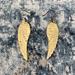 Urban Outfitters Jewelry | Gold Angel Wing Earrings | Color: Gold | Size: Os