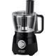 Russell Hobbs Küchenmaschine Multi [Standmixer/Mixer/Zerkleinerer/Schneider/Raspeler/Rührer] Food Processor Matt Schwarz (Mixen, Schneiden & Raspeln etc, Spülmaschinengeeignetes Zubehör, 600W)24732-56