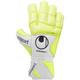 UHLSPORT Equipment - Torwarthandschuhe Pure Alliance Supersoft Handschuh, Größe 10,5 in Weiß/Neongelb/Schwarz